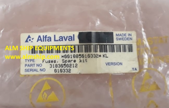 ALFA LAVAL FUSES,SPARE KIT