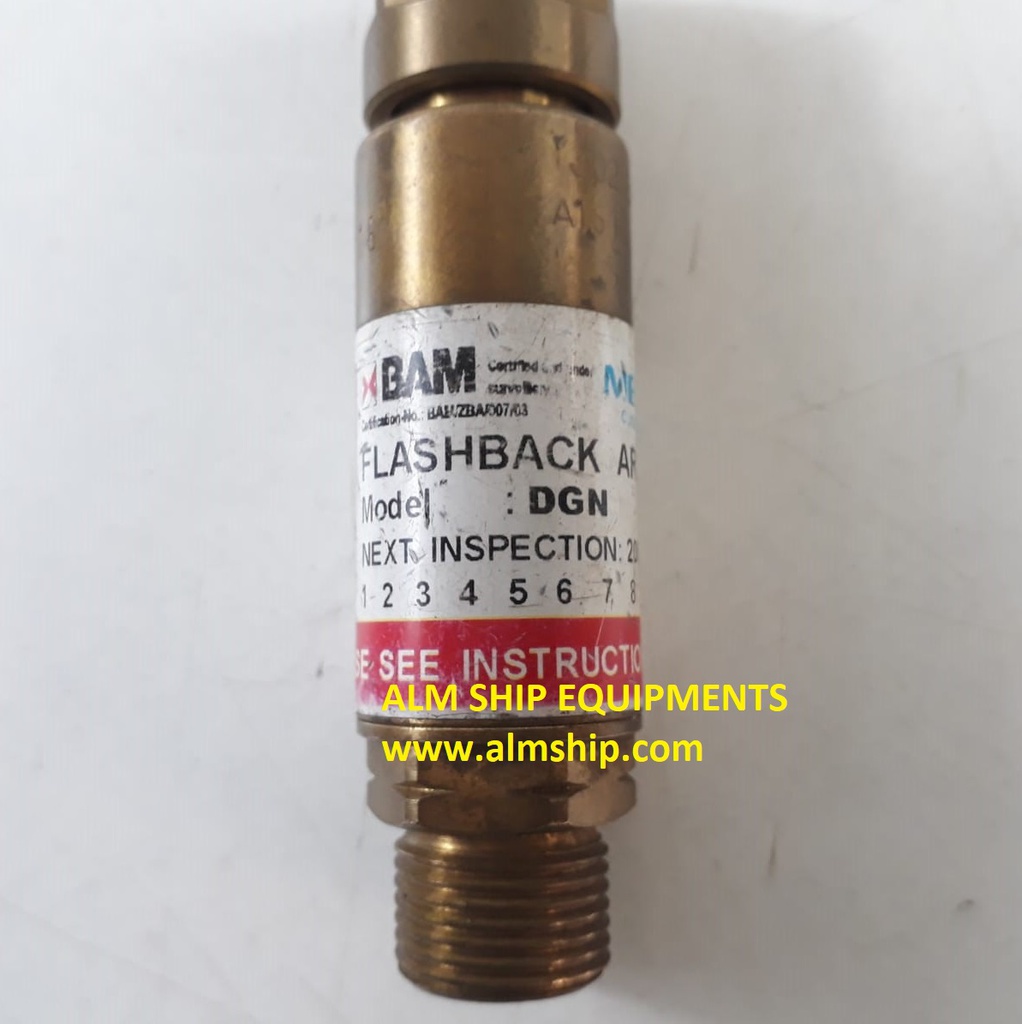 MESSER FLASHBACK ARRESTOR- DGN