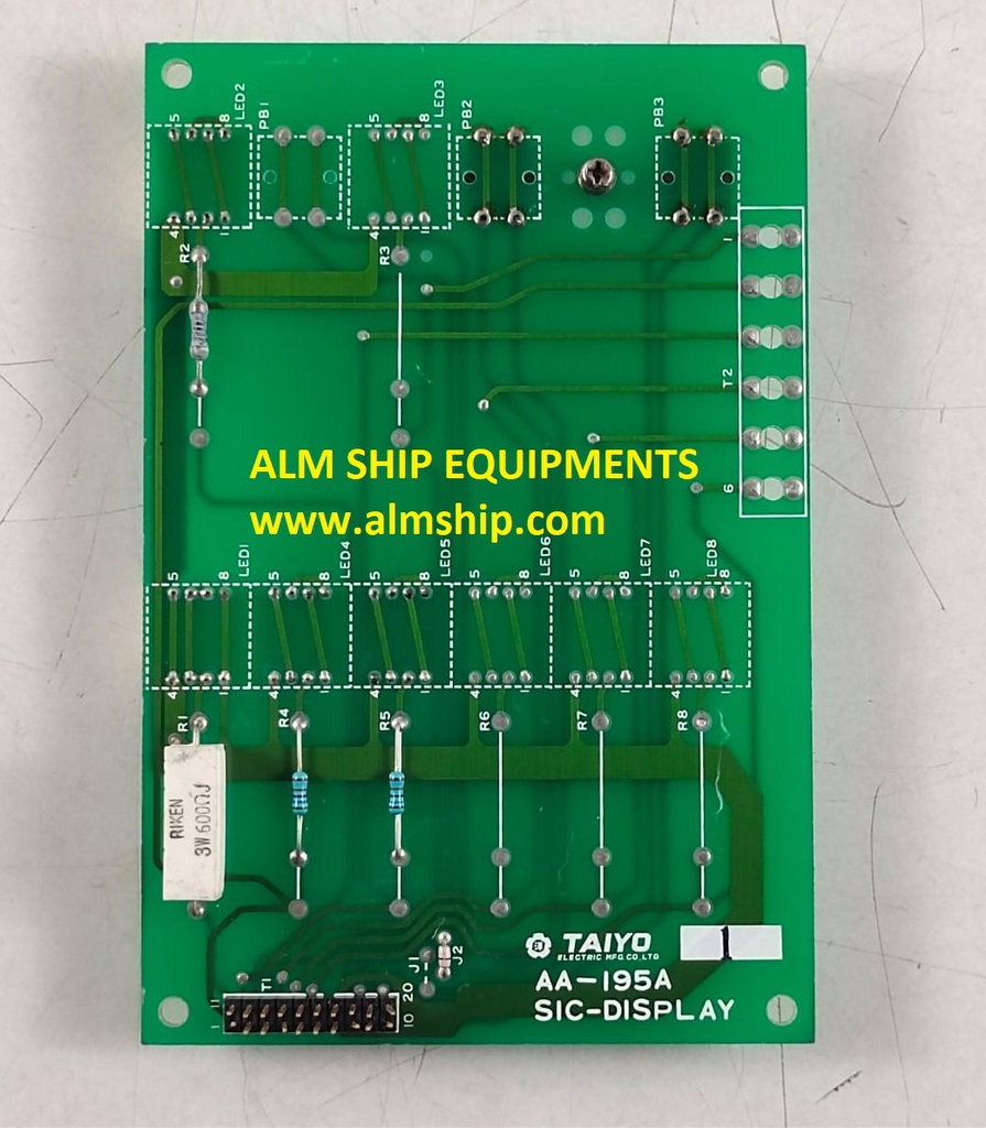 TAIYO SIC-DISPLAY PCB MODULE AA-195A