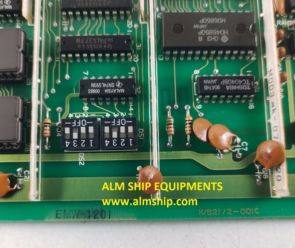 Terasaki EMW-1201 K/821/2-001C Crt &amp; Rs-232C I/F Module Pcb Card