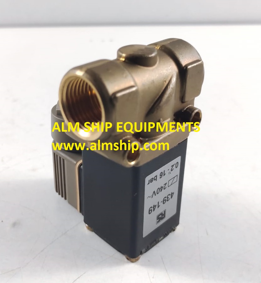 Rs 439-149 Solenoid Valve 0.2-16 Bar