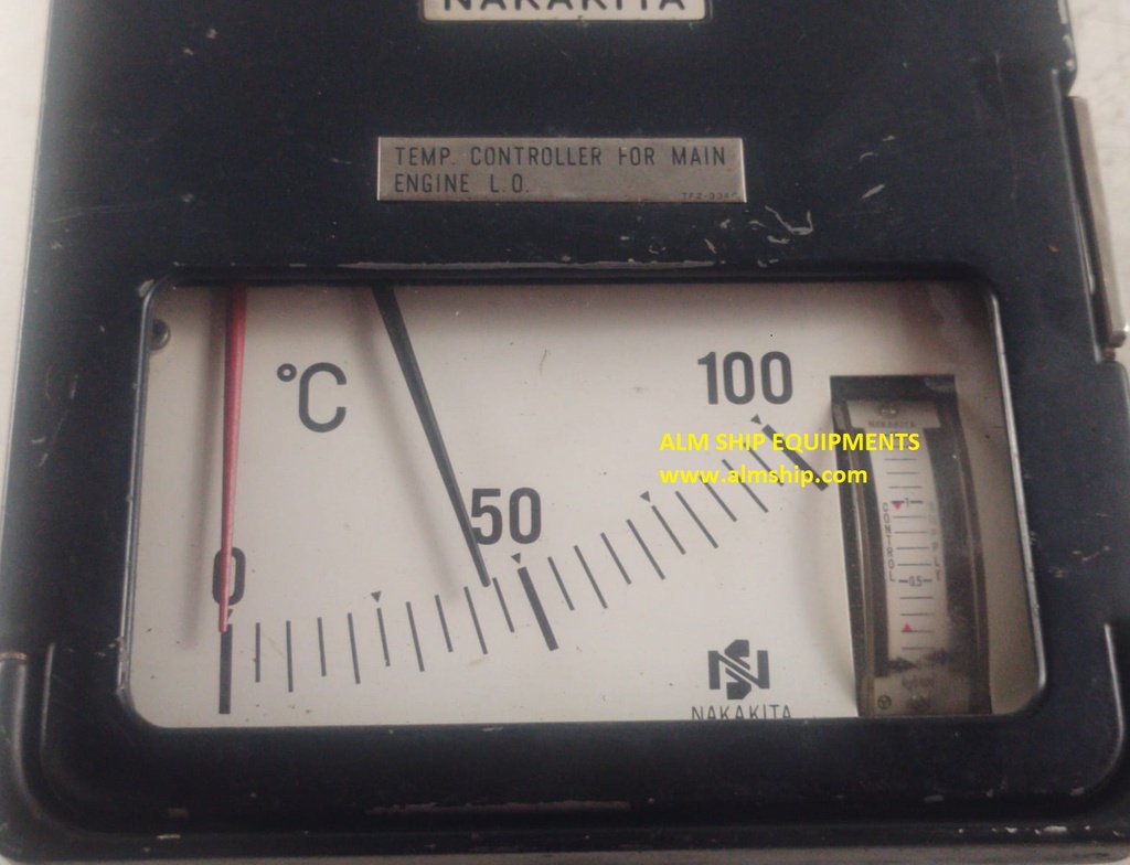 Nakakita Seisakusho Temperature Controller For Main Engine L.O, Range 0~100°C