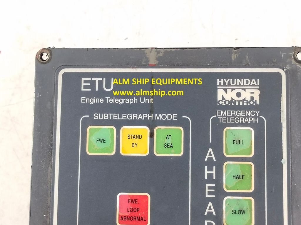 Kongsberg Nor Control ETU 002 Engine Telegraph Unit 8200010