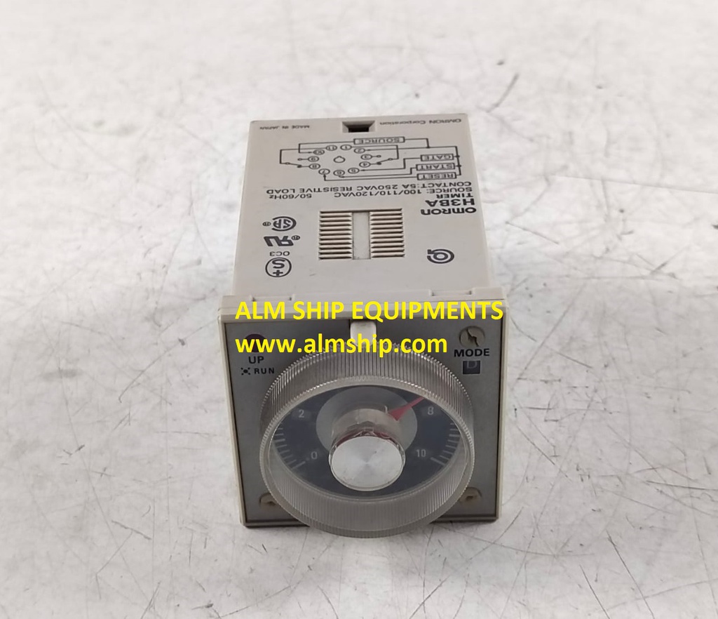 Omron H3BA Timer 100/110/120 VAC 50/60 HZ