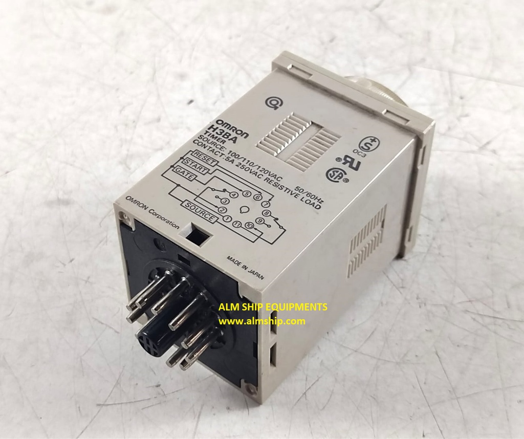 Omron H3BA Timer 100/110/120 VAC 50/60 HZ