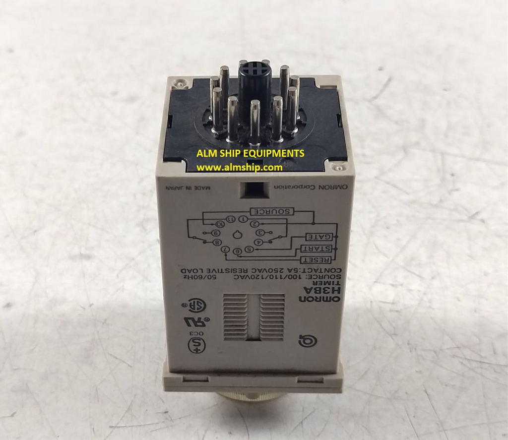 Omron H3BA Timer 100/110/120 VAC 50/60 HZ