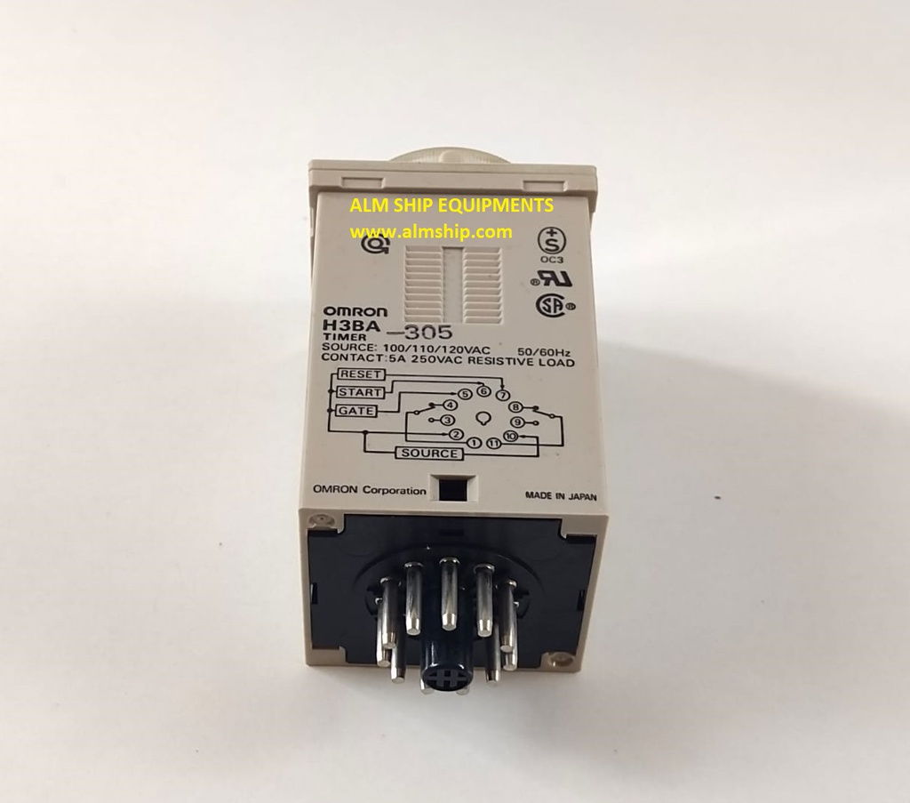 Omron H3BA-305 Timer 100/110/120 VAC