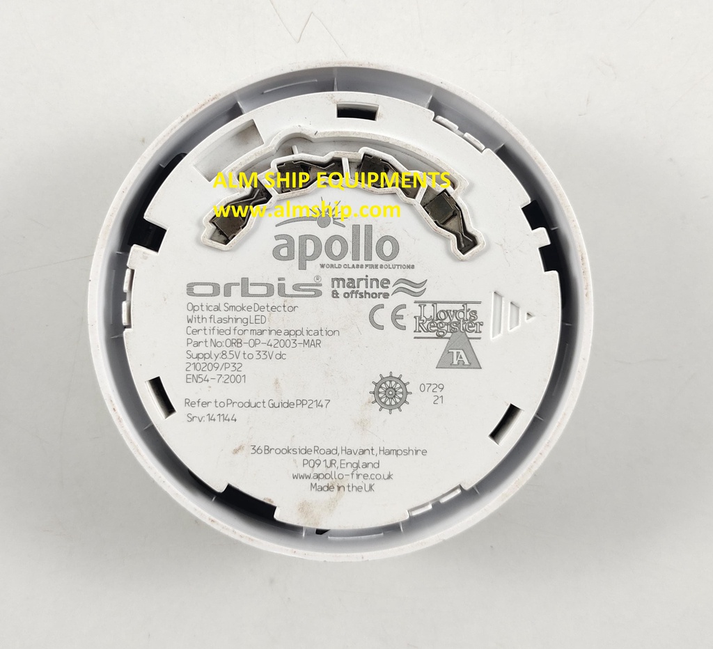 Apollo Marine ORB-OP-42003-MAR Orbis Optical Smoke Detector