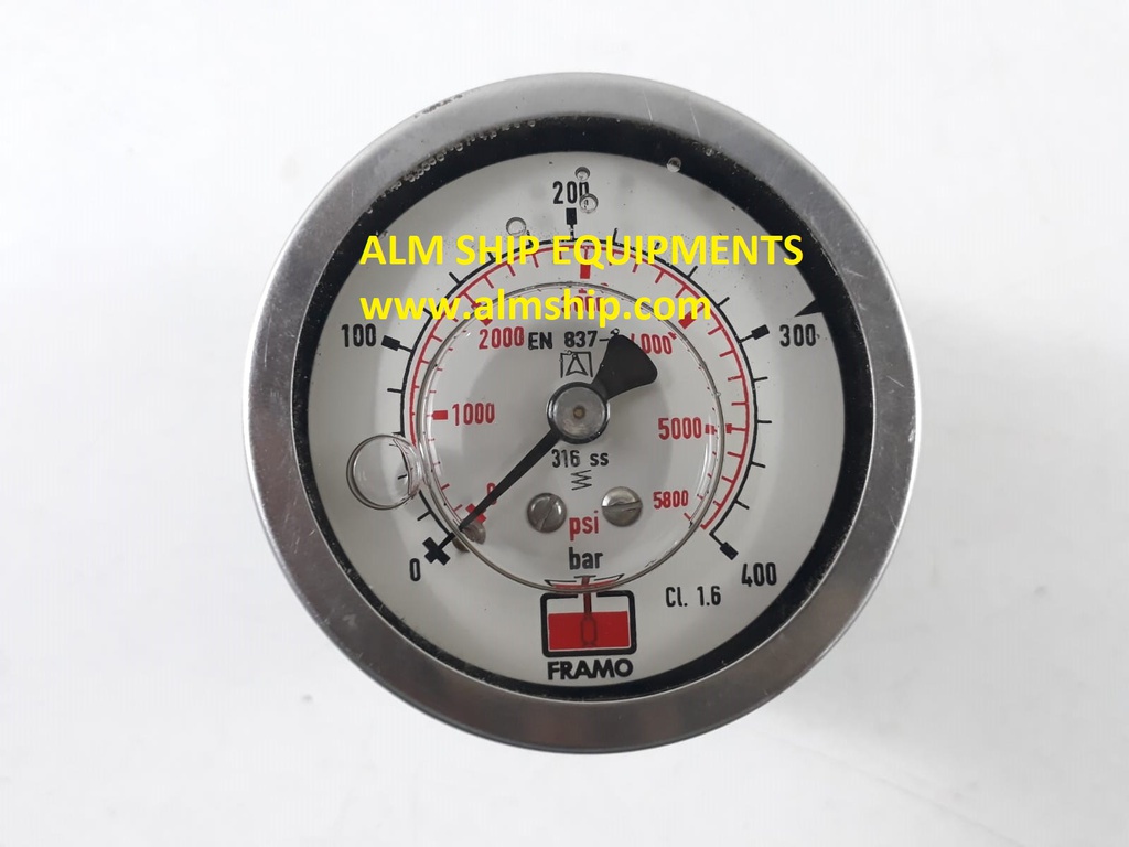 Pressure Gauge Id 86132 for Framo Spare Parts