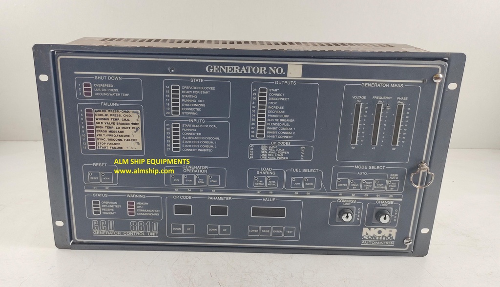 NOR CONTROL GCU-8810 PANEL