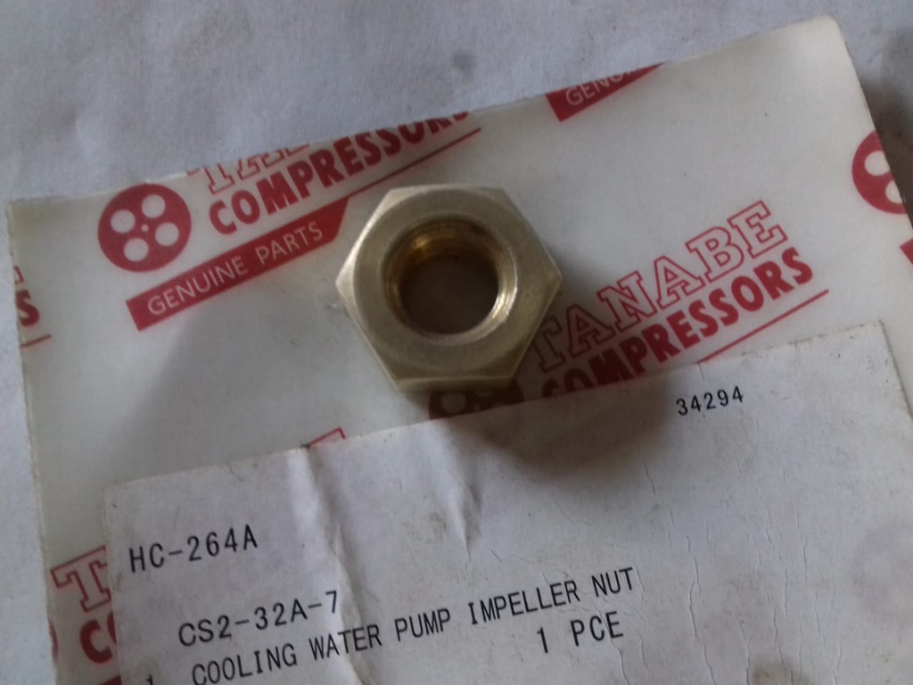 COOLING WATER  PUMP IMPELLER NUT