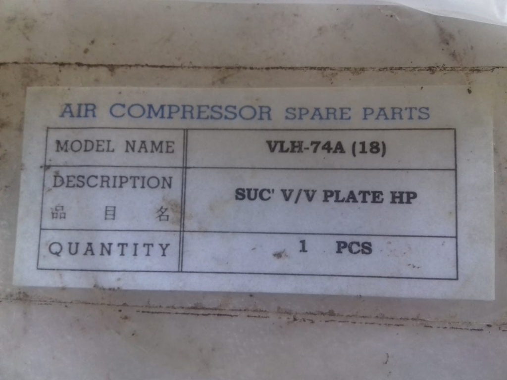 SUC VALVE PLATE HP