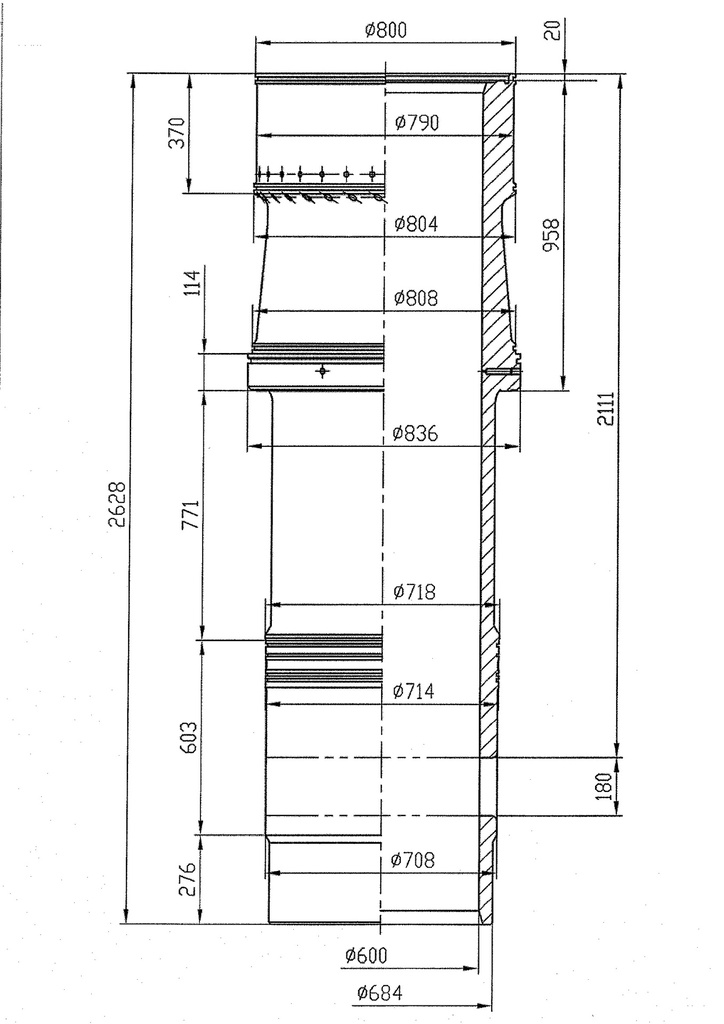 Cylinder Liner For S60MC