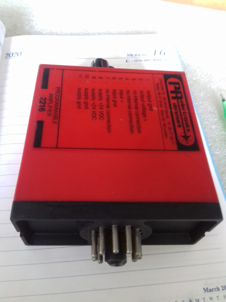 PR ELECTRONICS PROGRAMABLE AMPLIFIER 2216