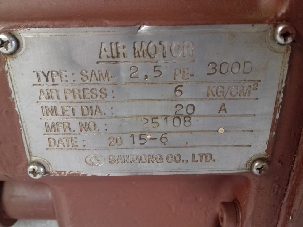 AIR MOTOR SAM-2.5 PE-300D FOR SAMGONG