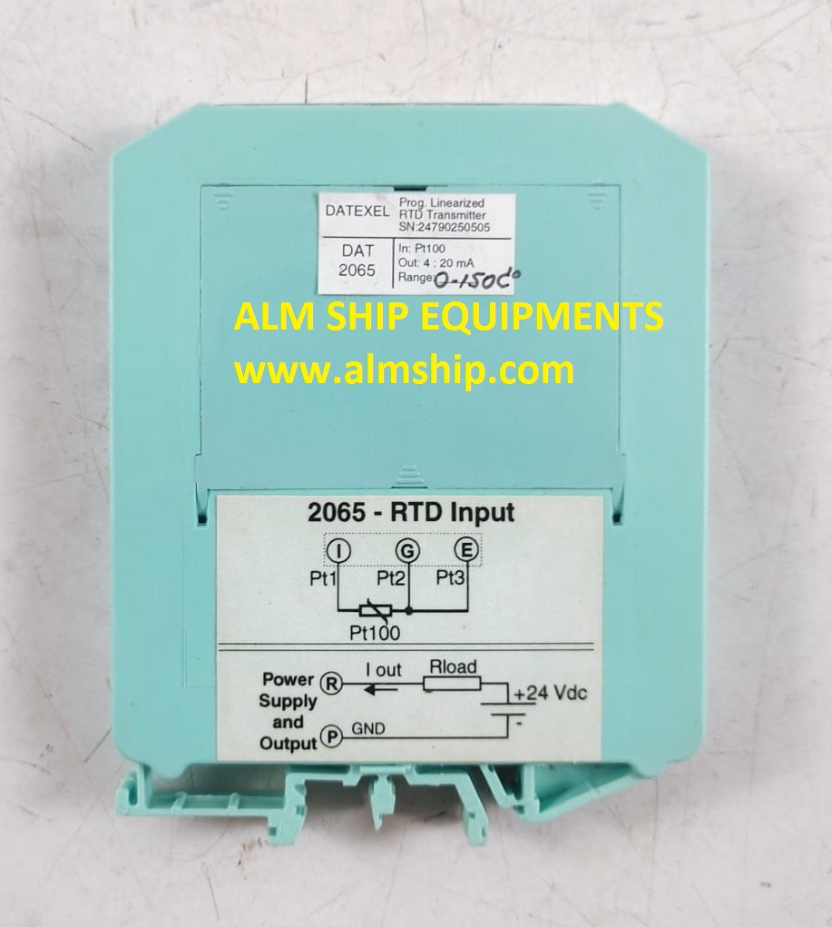 DAT 2065 RTD INPUT PROGRAMMABLE TRANSMITTER PT100 FOR DATEXEL