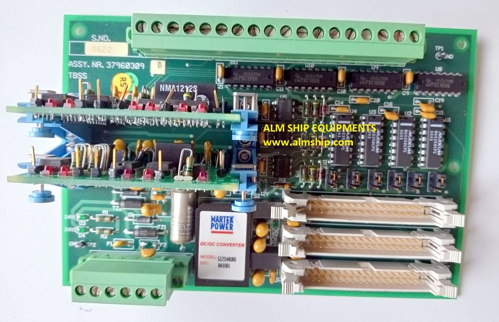 KONGSBERG SIMRAD 37960309 D TBSS PCB CARD