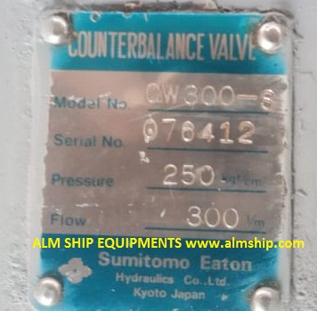 COUNTERBALANCE VALVE CW300-S