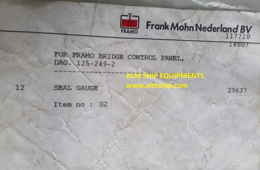 Framo Gauge Seal