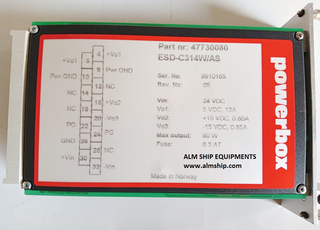 POWERBOX ESD-C314W/AS 47730080 POWER SUPPLY SBC400H