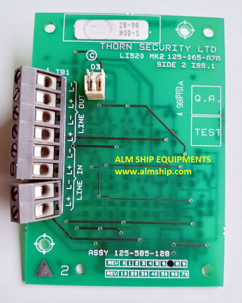 TYCO MINERVA LI520 LINE ISOLATOR MODULE