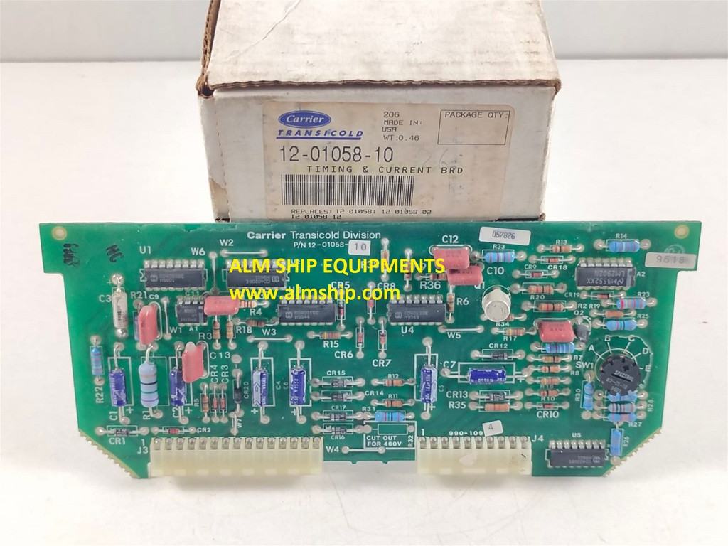 Carrier Transicold 12-01058-10 Timing &amp; Current Brd Pcb Card