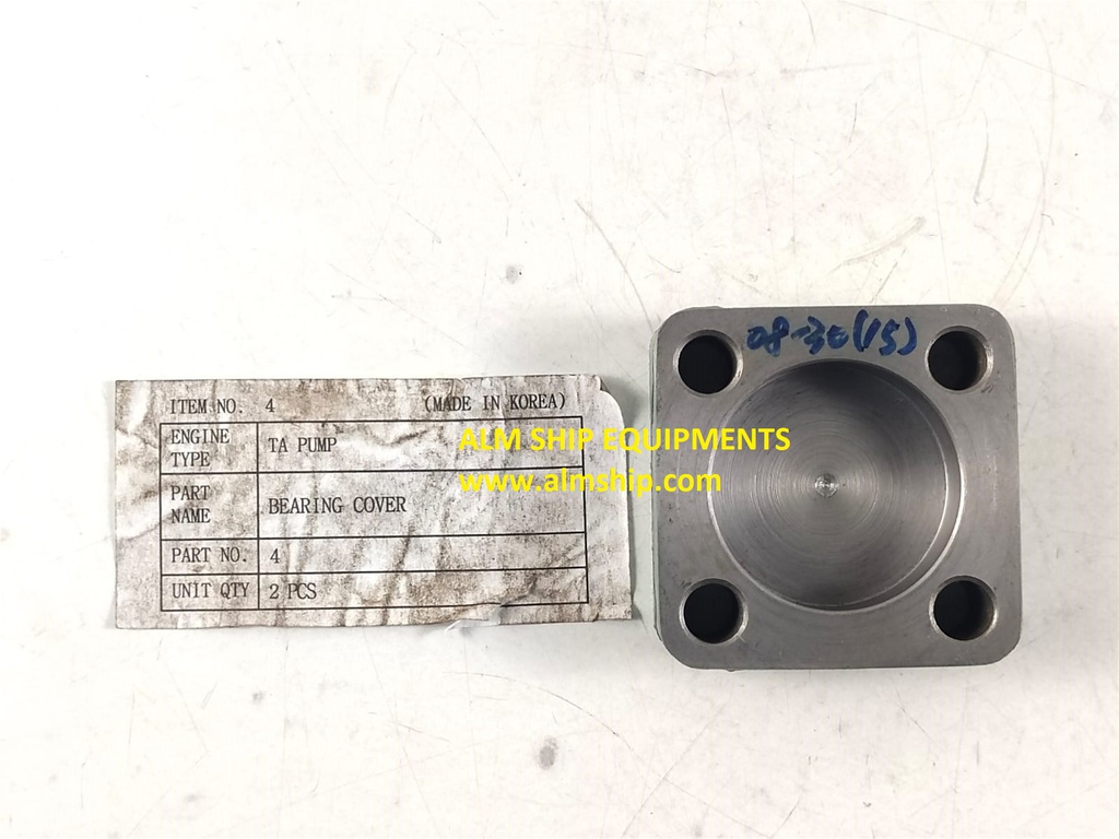 Bearing Cover P/n 4 For Taiko Kikai Ta Pump